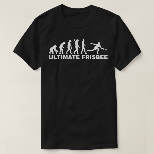 Evolution Ultimate Frisbee Classic TShirt T Shirt (Design framsida)