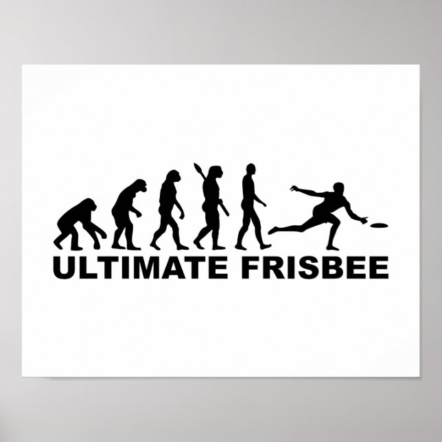 Evolution Ultimate Frisbee Poster (Framsidan)