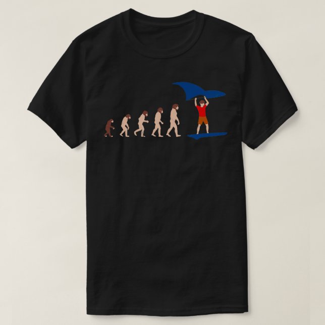 Evolution Vinge Foiling Surfing Surfer Gift Idea 3 T Shirt (Design framsida)