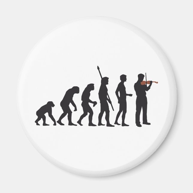 evolution violin magnet (Framsidan)