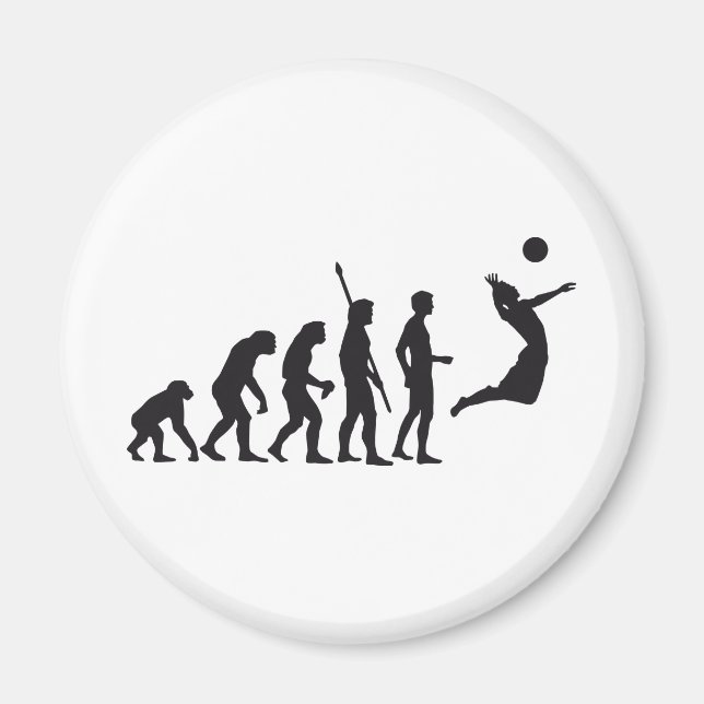 evolution volleyball magnet (Framsidan)