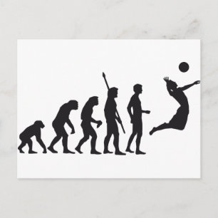 evolution volleyball vykort