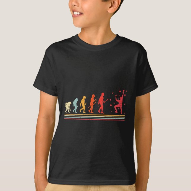 Evolution Wall Klättring Bouldering Inomhus Klättr T Shirt (Framsida)