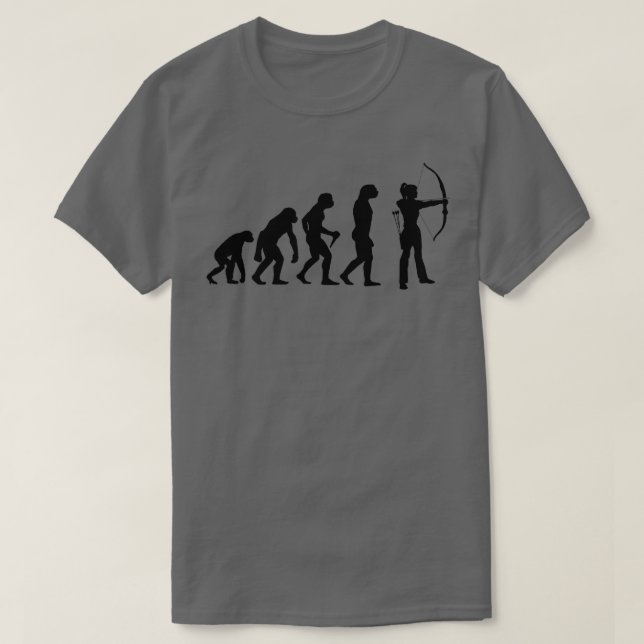 Evolution women archer archery  t shirt (Design framsida)