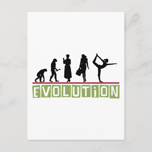 Evolution Yoga Gift Vykort (Framsida)