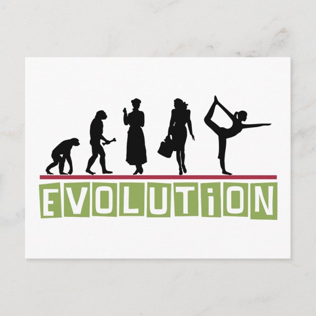 Evolution Yoga Gift Vykort (Framsida)