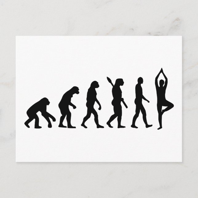 Evolution Yoga Vykort (Framsida)
