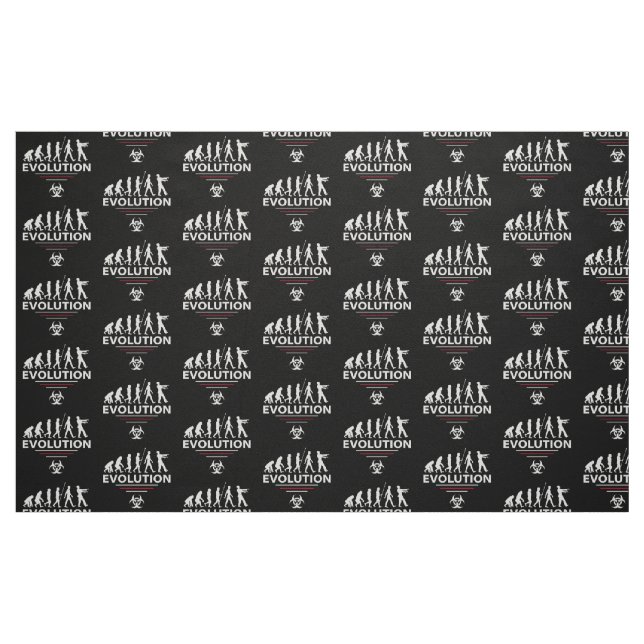 Evolution zombie tyg (Fat Quarter)