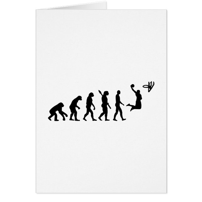 Evolutionbasket Hälsningskort (Framsidan)
