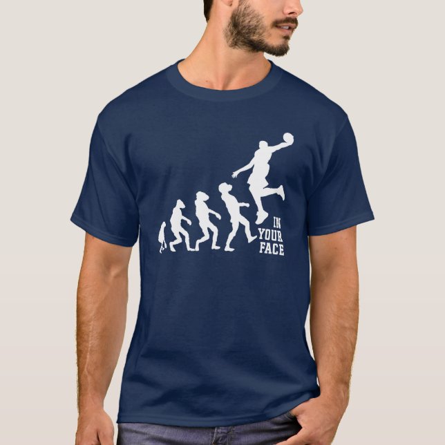 Evolutionbasket T-shirt (Framsida)