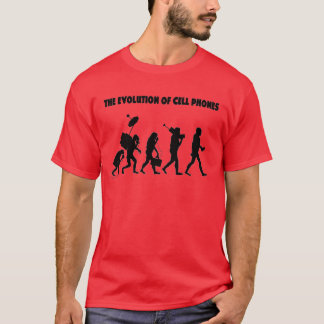 Evolutionen av celltelefoner t-shirt