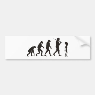Evolutionen av främlingen bildekal