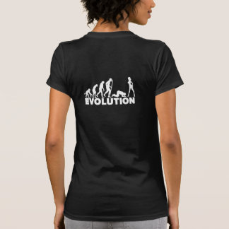 Evolutionen av kvinnor härskar t shirt