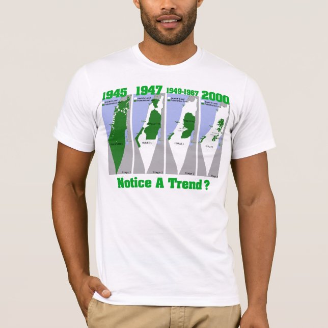 Evolutionen av Palestina T Shirt (Framsida)