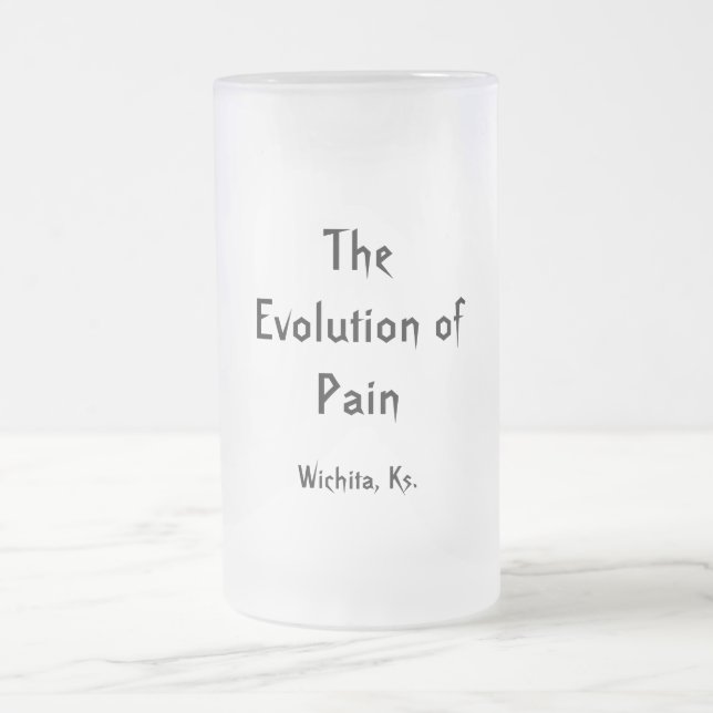 Evolutionen av smärtar, Wichita, Ks. Frostat Ölglas (Center)