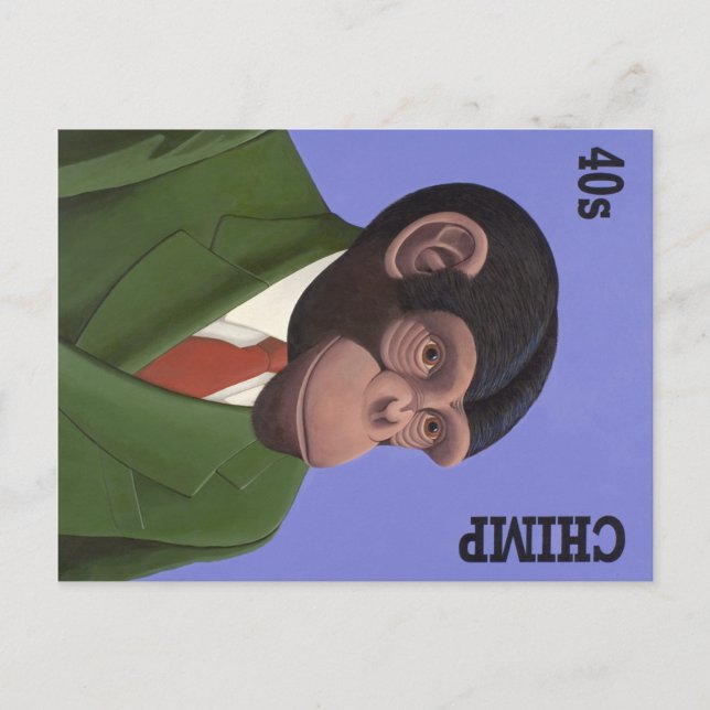 Evolutionery-hårstilar Vykort (Framsida)