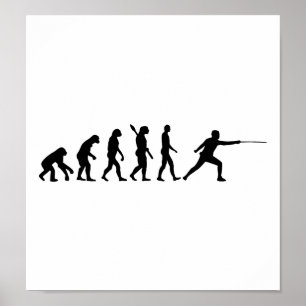 Evolutionfäktning Poster