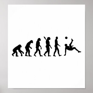 Evolutionfotbollcykelspark Poster