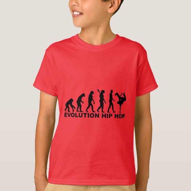Evolutionhip hop t shirt (Framsida)