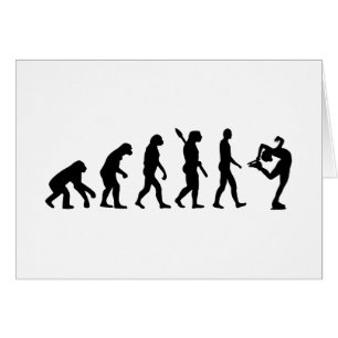 Evolutionkonståkning Hälsningskort