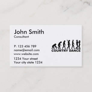 Evolutionlanddans Visitkort