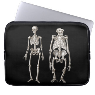 Evolutionman- och apaskelett laptop sleeve