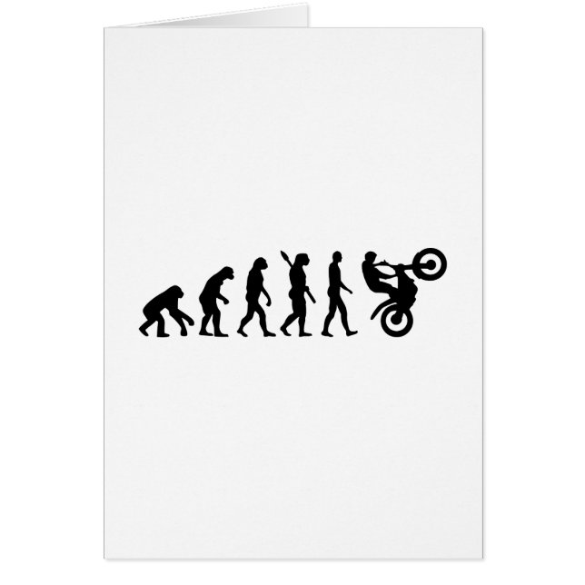 EvolutionMotocrosstävla Hälsningskort (Framsidan)