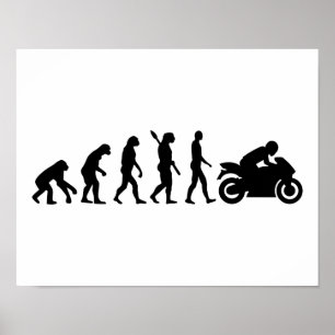 Evolutionmotorcykel Poster