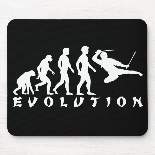 evolutionNinja svart Musmatta (Framsidan)