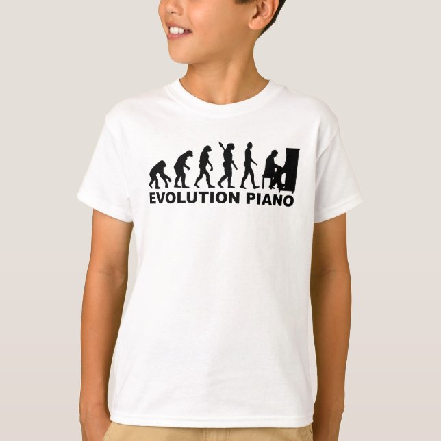 Evolutionpiano Tee Shirt (Framsida)