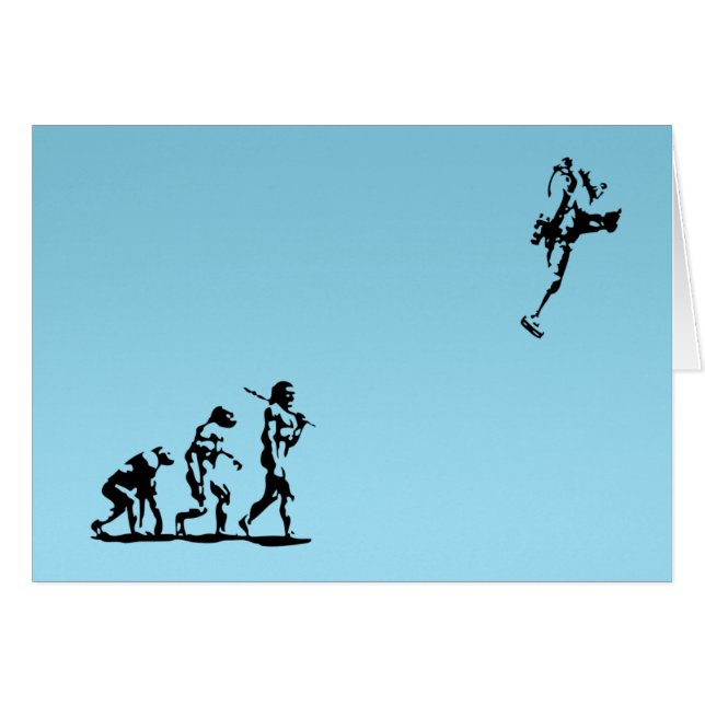 Evolutionraket Hälsningskort (Framsidan Horizontal)