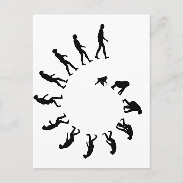 Evolutions Spiral Vykort (Framsida)