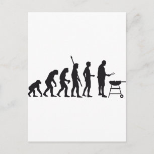 evolutionsbänkar vykort