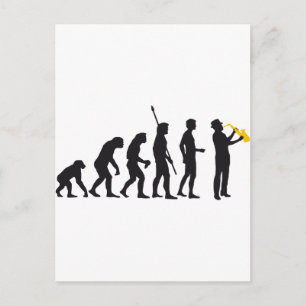 evolutionsjazz vykort