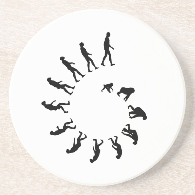 Evolutionspiral Underlägg Sandsten (Framsidan)