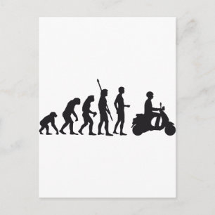 evolutionsscooter vykort
