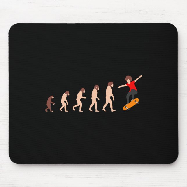 Evolutionsteori Skateboardåkning Roligt  Musmatta (Framsidan)