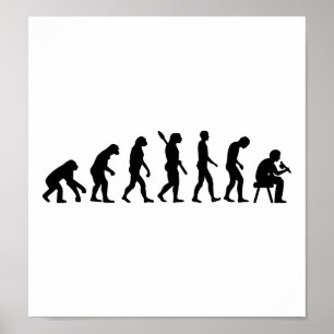 Evolutiontatueringkonstnär Poster