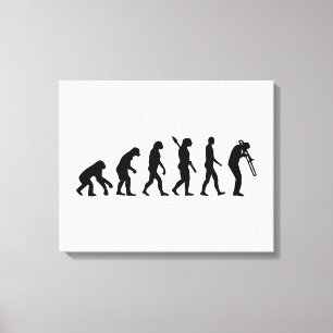 EvolutionTrombone Canvastryck