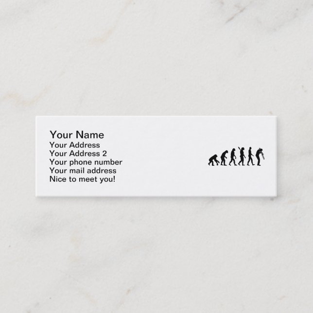 EvolutionTrombone Mini Visitkort (Framsida)