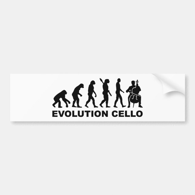 Evolutionvioloncell Bildekal (Framsidan)