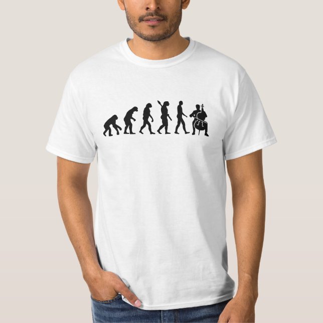 Evolutionvioloncell T-shirt (Framsida)