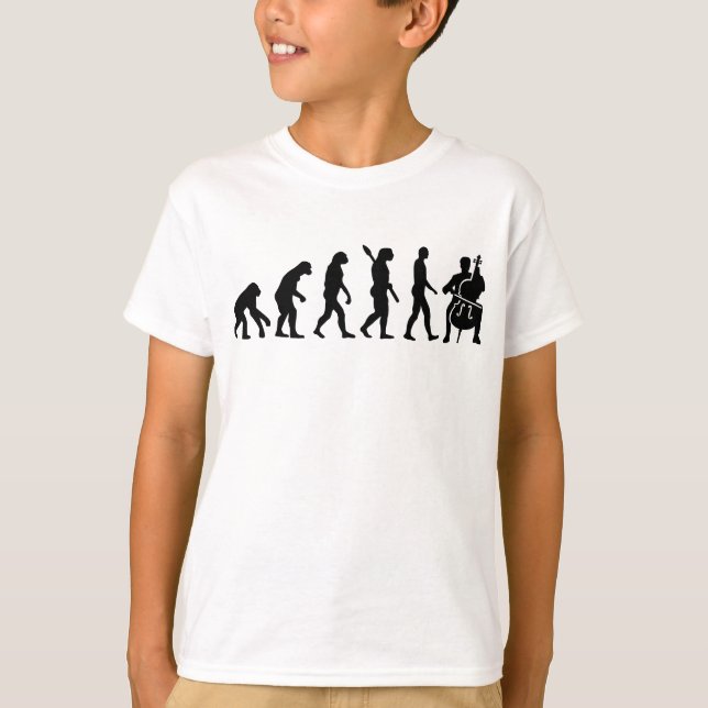Evolutionvioloncell T Shirt (Framsida)