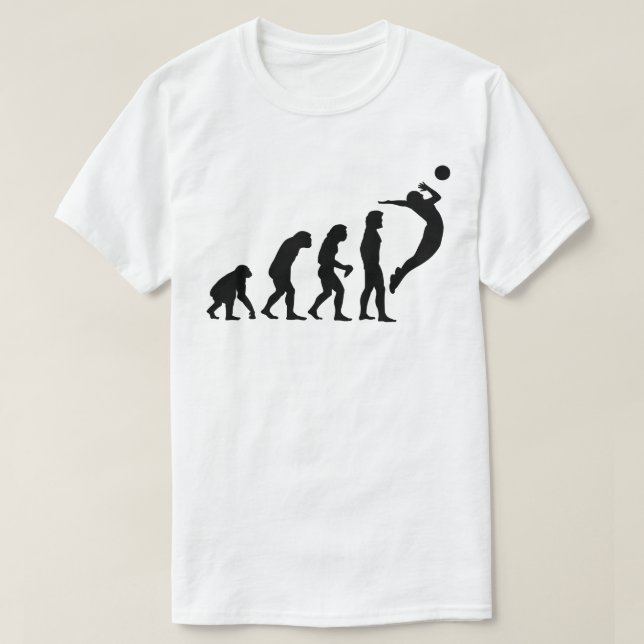 Evolutionvolleyboll T Shirt (Design framsida)