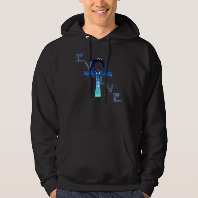 Evolve Ankh manar Hoodie (Framsida)