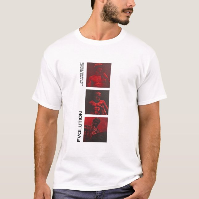 Evolve bortom gränser t shirt (Framsida)