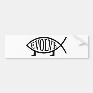 Evolve fisken bildekal
