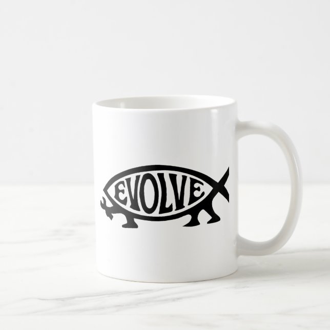 Evolve fisken kaffemugg (Höger)