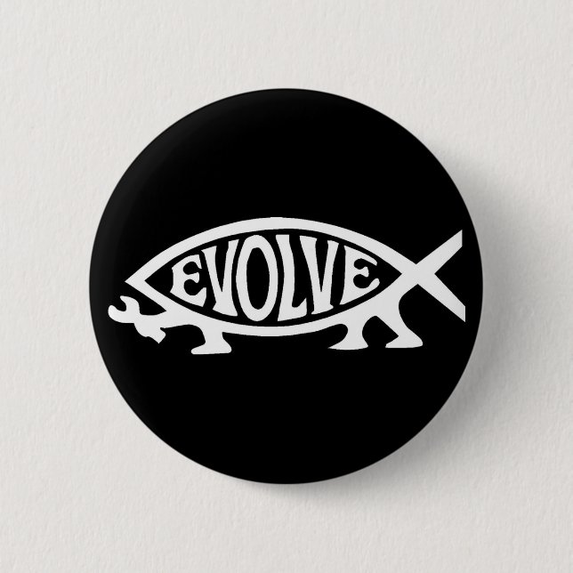Evolve fisken knapp (Framsida)