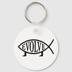 Evolve fisken nyckelring